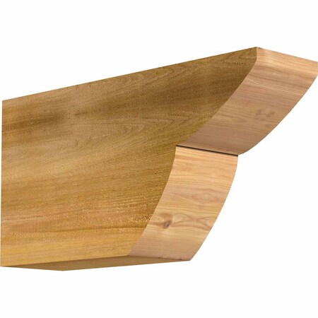 Ekena Millwork Crestline Rough Sawn Rafter Tail, Western Red Cedar, 6"W x 12"H x 24"L RFT06X12X24CRE00RWR